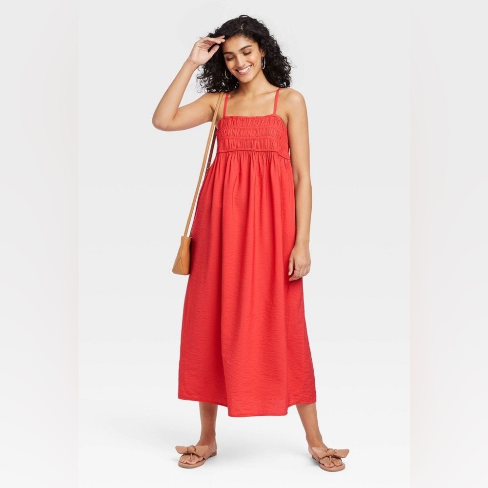 Target Red Smocked Sundress
